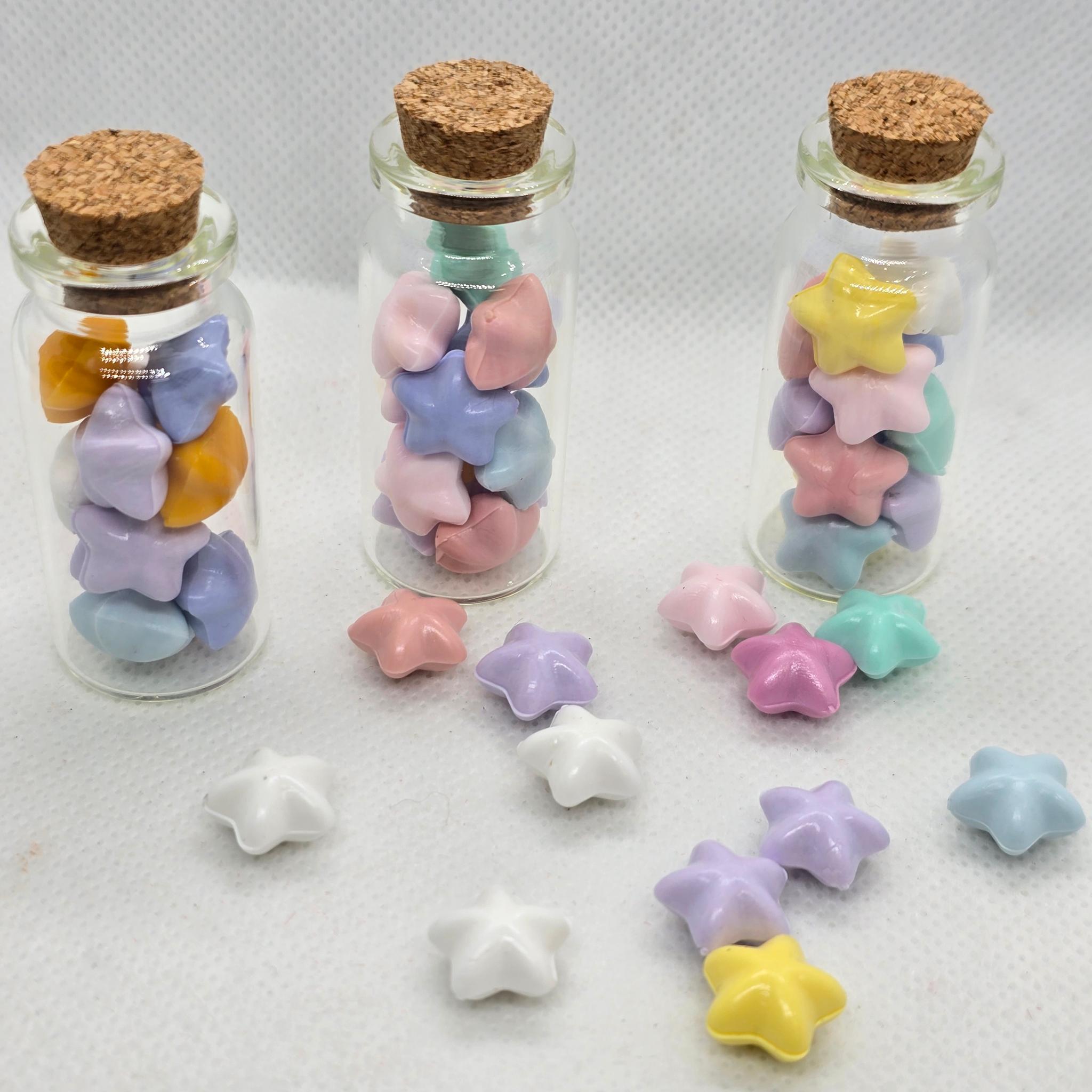 きらめく星々で彩るシーリングワックスビーズ★シーリングワックス★12粒★マカロンカラー（ランダム）